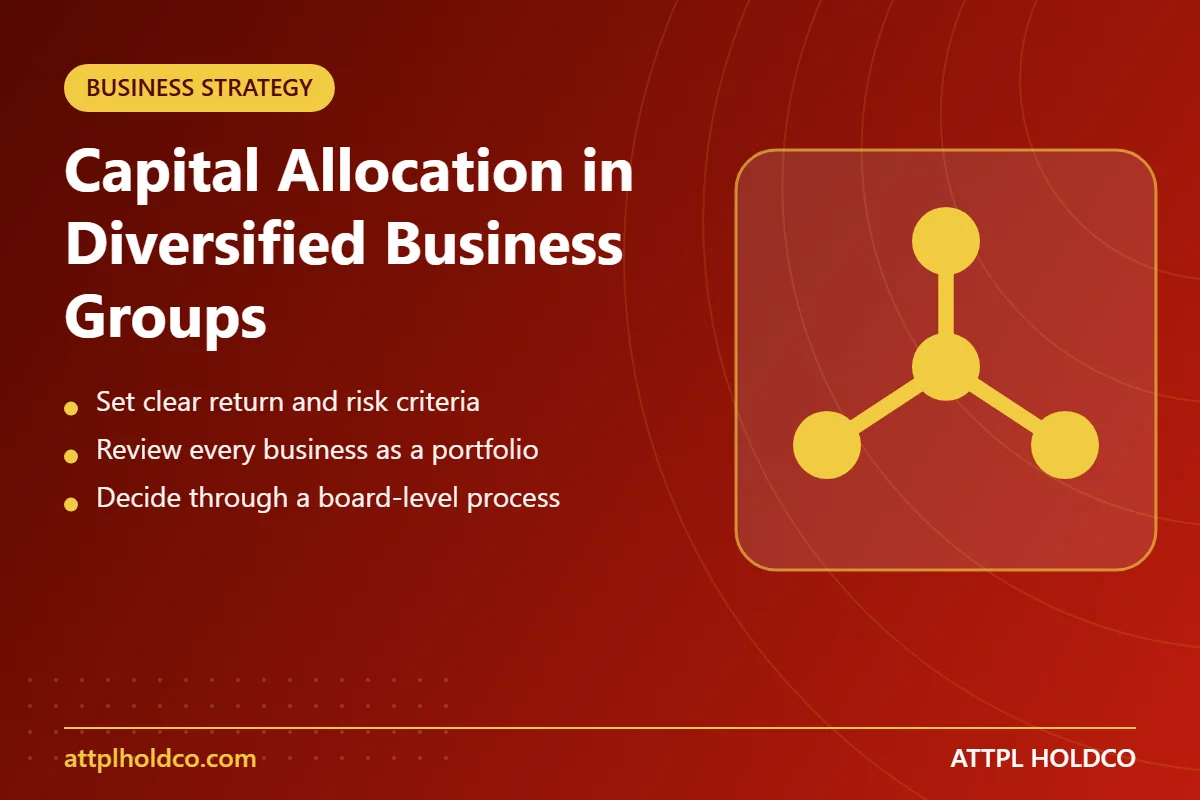 Capital Allocation in Diversified Business Groups - key points