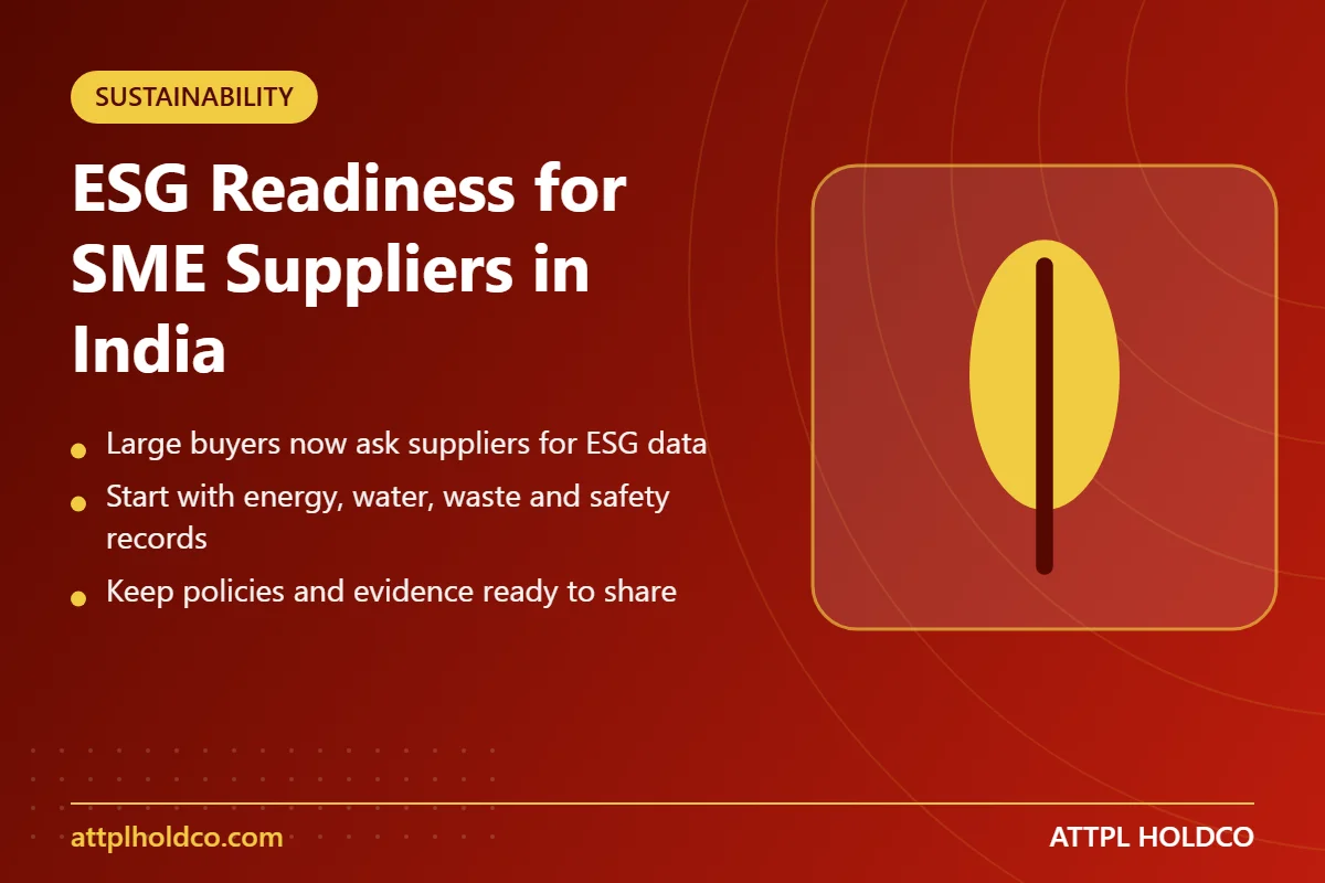 ESG Readiness for SME Suppliers in India - key points