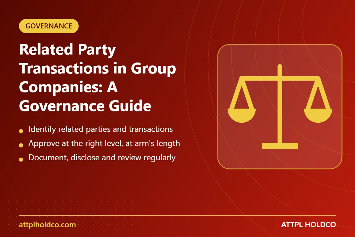 Related Party Transactions in Group Companies: A Governance Guide - key points