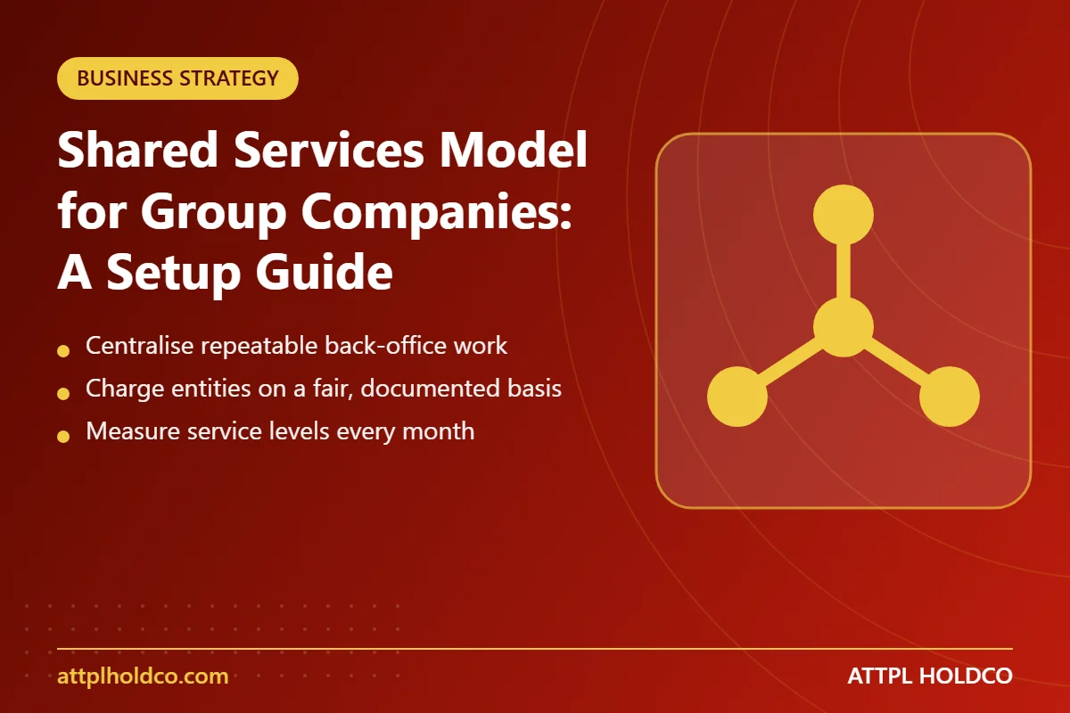 Shared Services Model for Group Companies: A Setup Guide - key points